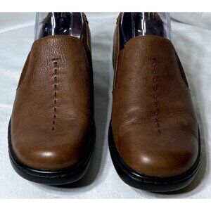 Naturalizer Brown Leather Loafer Slip On Shoes Women's 9.5